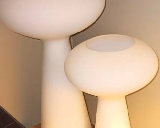 Pair of mushroom lamps by Lisa Johansson $900.00