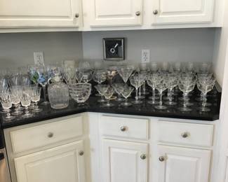 Lots stemware 