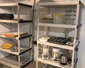 Plastic shelving