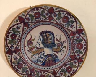 Italian faience plate