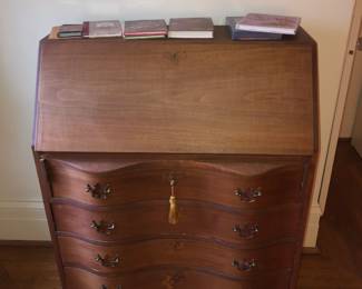 Bow front desk