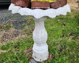 Concrete Birdbath
