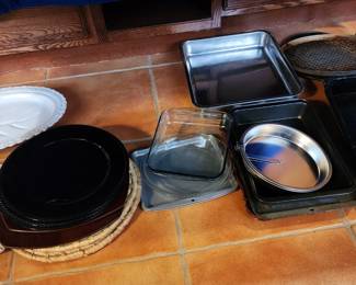 Kitchen Pans - Chargers