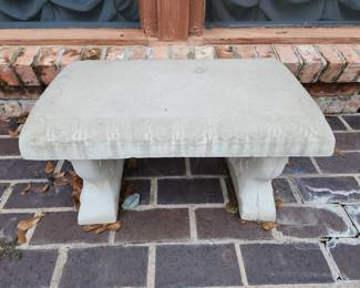 Child's Concrete Bench