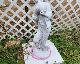 Concrete Fountain Boy