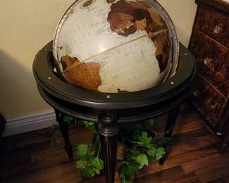 World Globe on Stand