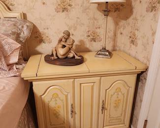 1970's Serving Sideboard- I will get a picture of it opend up. She's using it as a Nightstand 