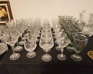 Crystal Goblets - Water Glasses