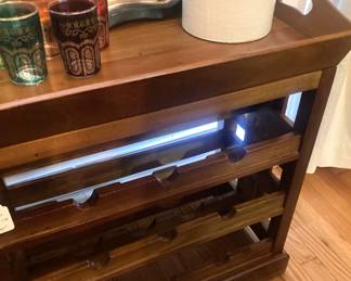 Wine storage shelf
