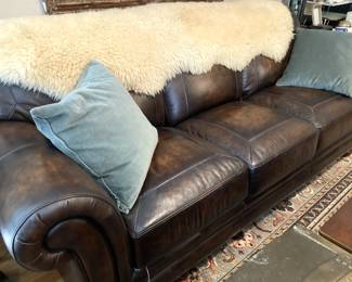 Leather sofa