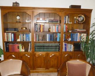 Shelving Units & books