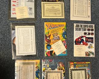 Signed comics w/ certificate