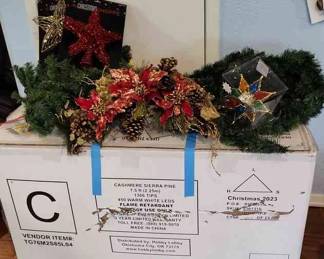 Christmas Tree and Garland