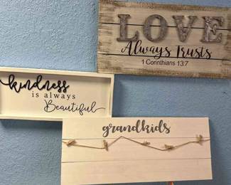 Wooden Wall Signs