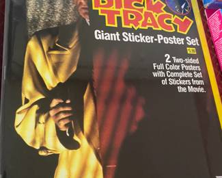 Panini Dick Tracy Sticker and Poster Set