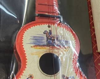 Vintage Western Themed Child's Guitar