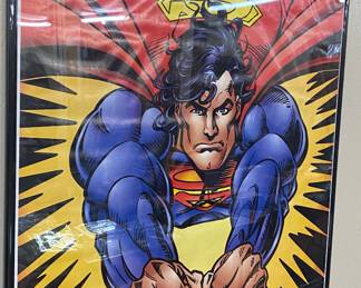 Superman Premium Framed Poster