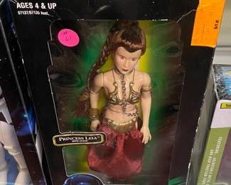 Large Star Wars Action Figures in Boxes