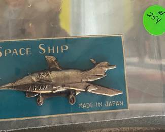Vintage Spaceship Child's Pin