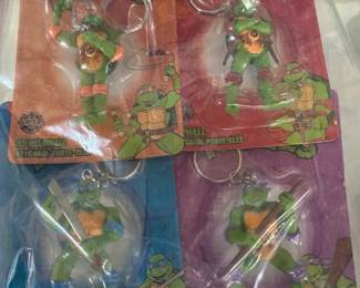 Ninja Turtles Keychain Figures