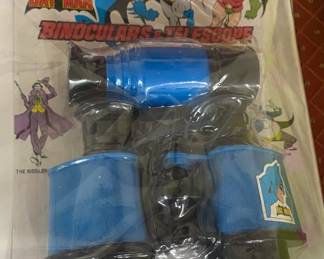 Vintage Carded Batman Binoculars and Telescope