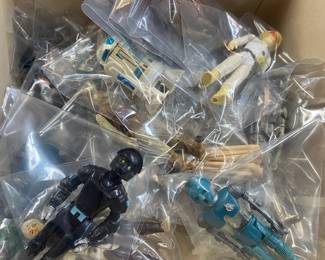 Box of Vintage Star Wars Figures