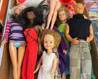 Assorted Barbie Dolls and more