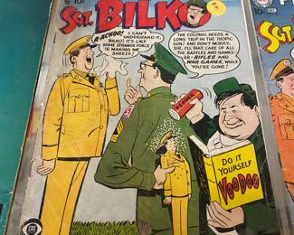 Assorted Vintage Sgt. Bilko Comic Books