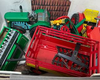 Metal Farm Set in Original Box