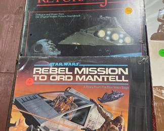 Sealed Vintage Star Wars Albums