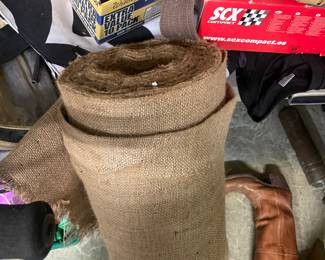 Roll of burlap. Large bolt