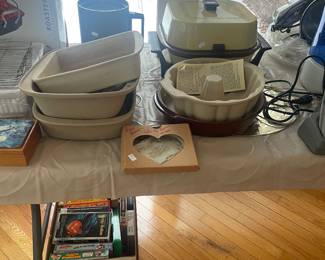 Pampered Chef cookware. Some never used.