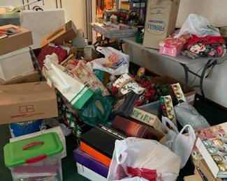 More Christmas in the living room to go through