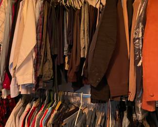 Seriously a lot of clothing. Many vintage pieces