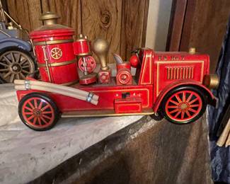 Tin fire truck 