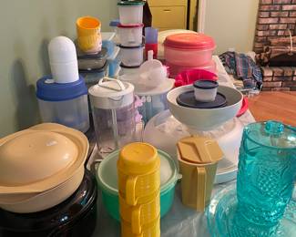 Lots of Tupperware 
