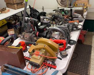 Lots of power tools