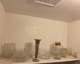 Decorative Glass And A Silver Piece