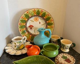 Kitchen Pottery Lot