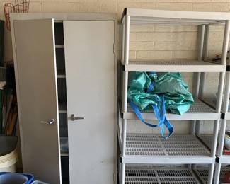 Garage Shelf 3 and Metal Cabinet and More