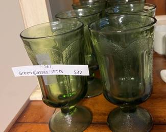 If you are into the 70s, these green glasses are for you.