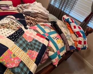 Handmade quilts and quilt tops.  A FEW LEFT.