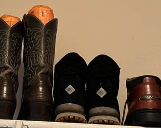 COWBOY AND COWGIRL  AND OTHER BOOTS