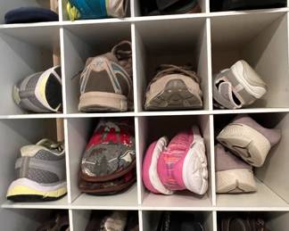 Tennis shoes and sandals