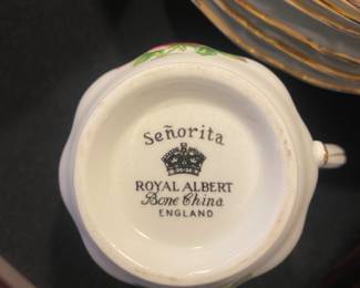 Royal Albert Bone China England Senorita