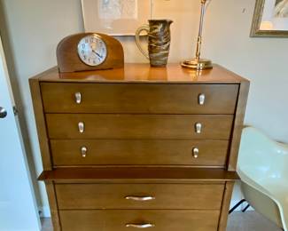 MCM Chest of drawers by Drexel includes glass top protector