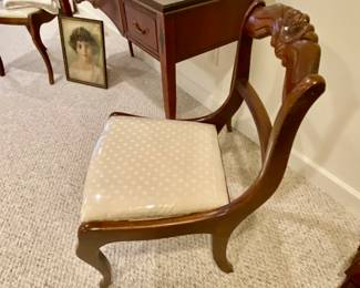 Upholstered accent chairs (pair of them)