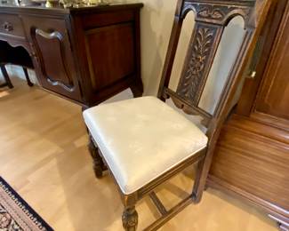 Upholstered side chair