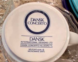 Dansk dish label
