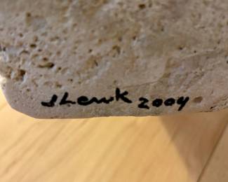 Signature of artist, Jim Lewk 2004